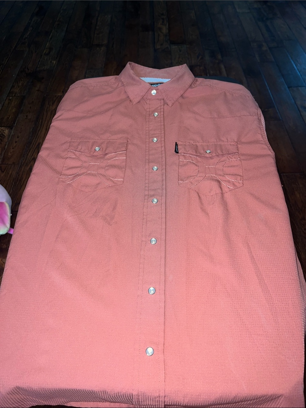 HOOEY Men's Coral Button-Up Shirt - Casual Western Style Large L